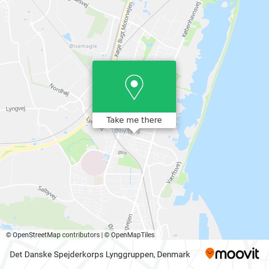 Det Danske Spejderkorps Lynggruppen map