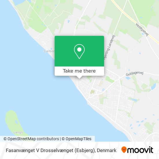 Fasanvænget V Drosselvænget (Esbjerg) map