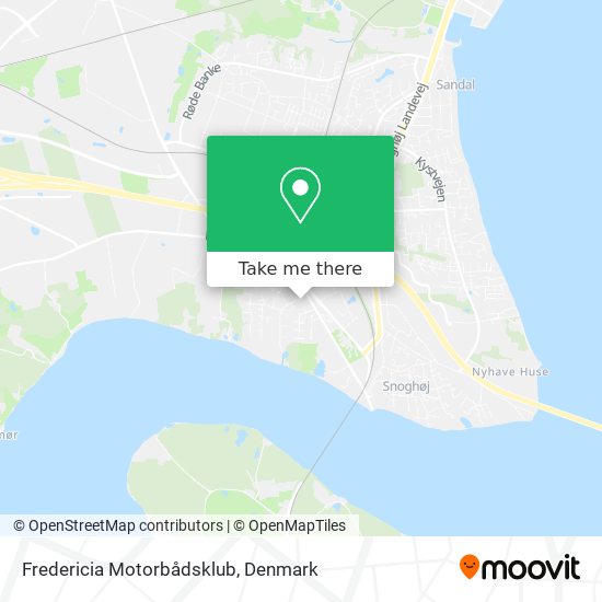 Fredericia Motorbådsklub map