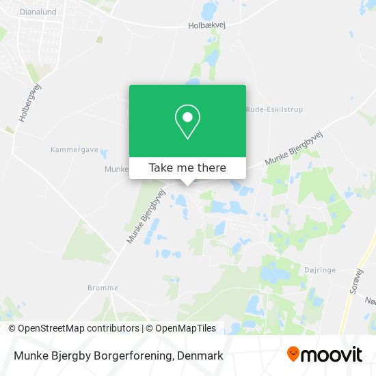 Munke Bjergby Borgerforening map