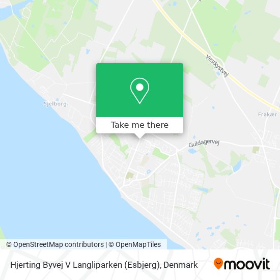 Hjerting Byvej V Langliparken (Esbjerg) map