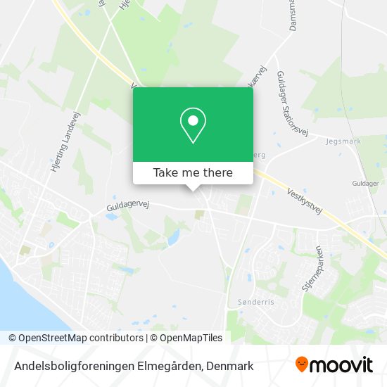 Andelsboligforeningen Elmegården map