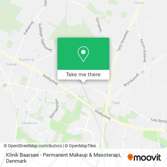 Klinik Baarsøe - Permanent Makeup & Mesoterapi map