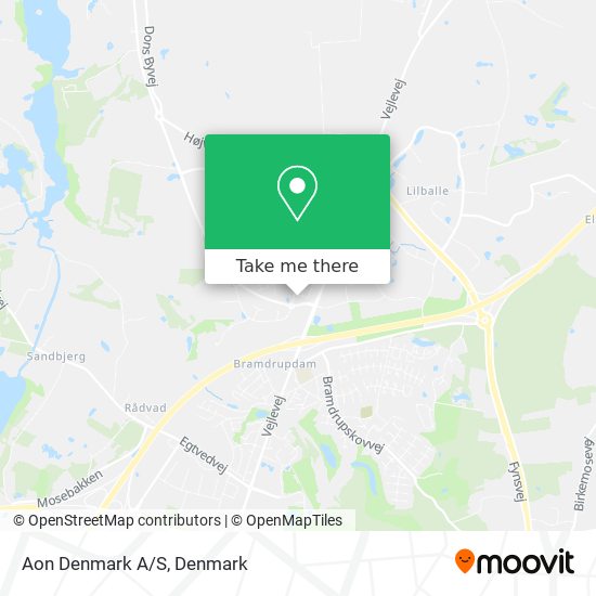 Aon Denmark A/S map