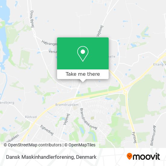 Dansk Maskinhandlerforening map