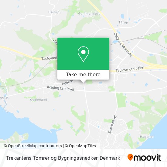 Trekantens Tømrer og Bygningssnedker map