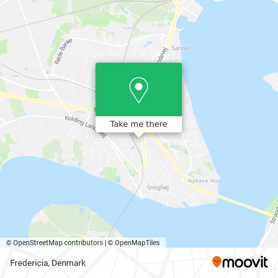 Fredericia map