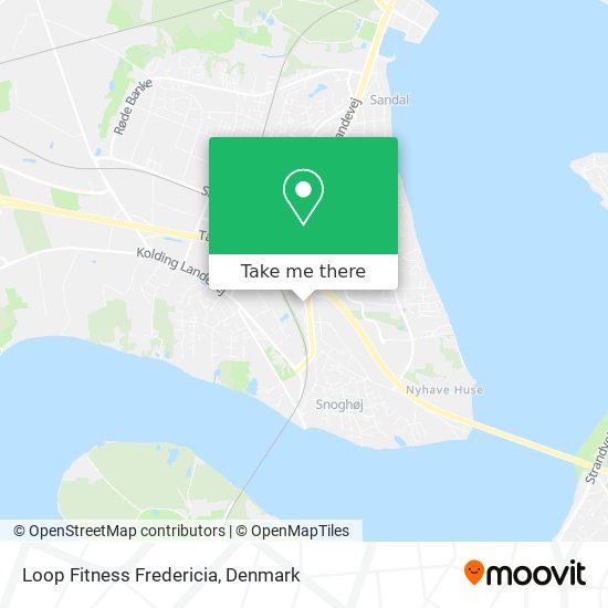 Loop Fitness Fredericia map