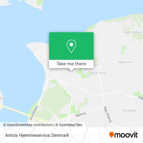 Anita's Hjemmeservice map