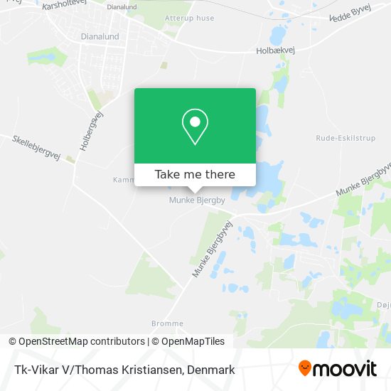 Tk-Vikar V/Thomas Kristiansen map