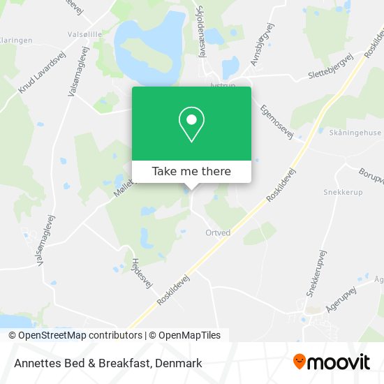 Annettes Bed & Breakfast map