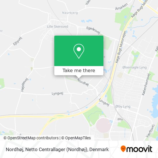 Nordhøj, Netto Centrallager map