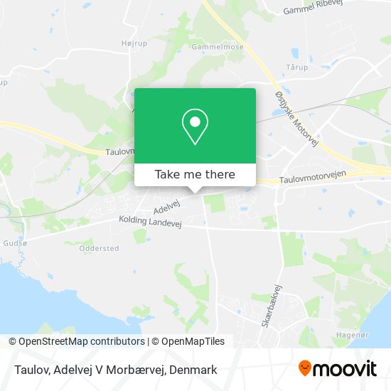 Taulov, Adelvej V Morbærvej map