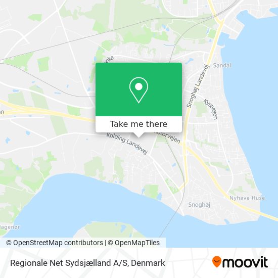 Regionale Net Sydsjælland A/S map
