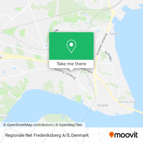 Regionale Net Frederiksberg A / S map