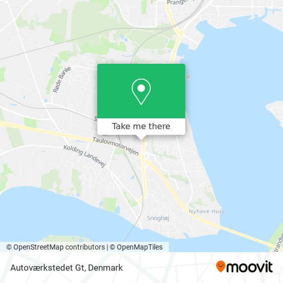 Autoværkstedet Gt map