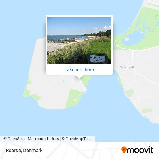 Reersø map