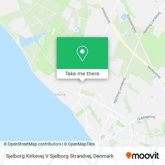 Sjelborg Kirkevej V Sjelborg Strandvej map