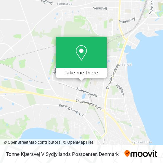 Tonne Kjærsvej V Sydjyllands Postcenter map