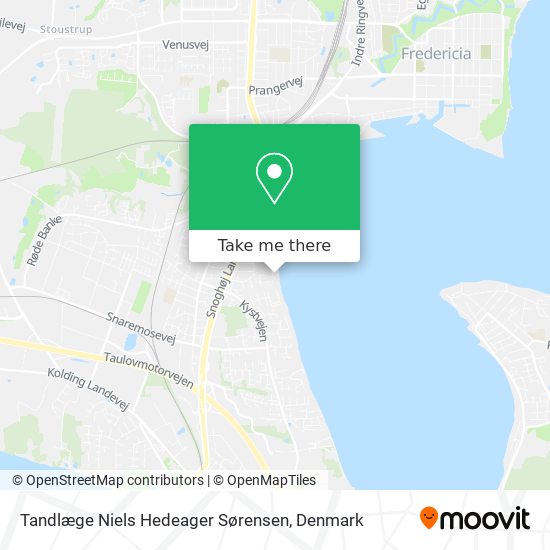 Tandlæge Niels Hedeager Sørensen map