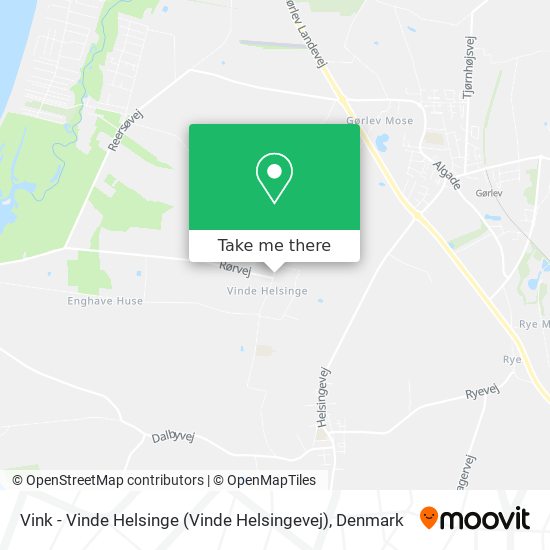 Vink - Vinde Helsinge (Vinde Helsingevej) map