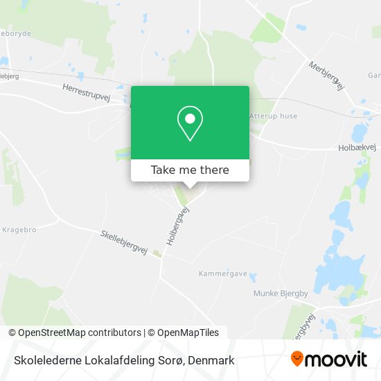 Skolelederne Lokalafdeling Sorø map