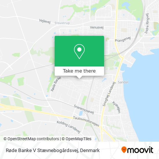 Røde Banke V Stævnebogårdsvej map