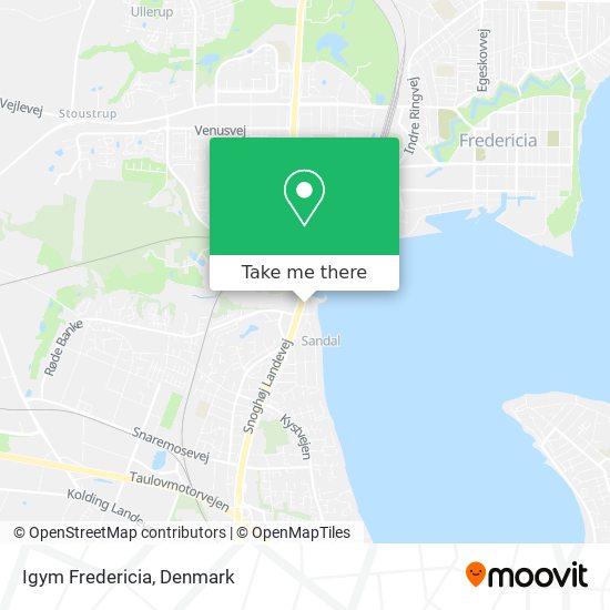 Igym Fredericia map