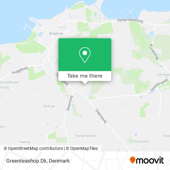 Greenteashop.Dk map