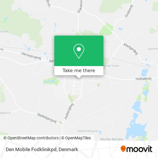 Den Mobile Fodklinikpd map