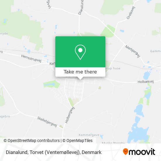 Dianalund, Torvet (Ventemøllevej) map