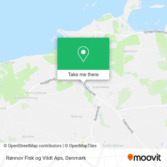 Rønnov Fisk og Vildt Aps map