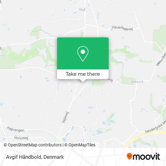 Avgif Håndbold map