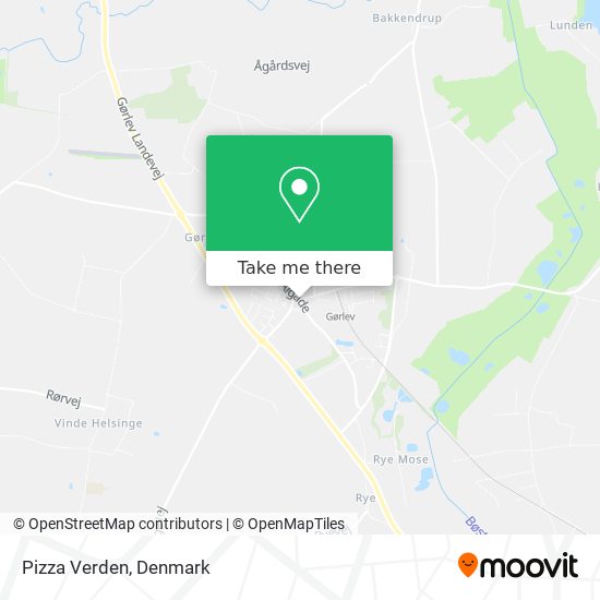 Pizza Verden map