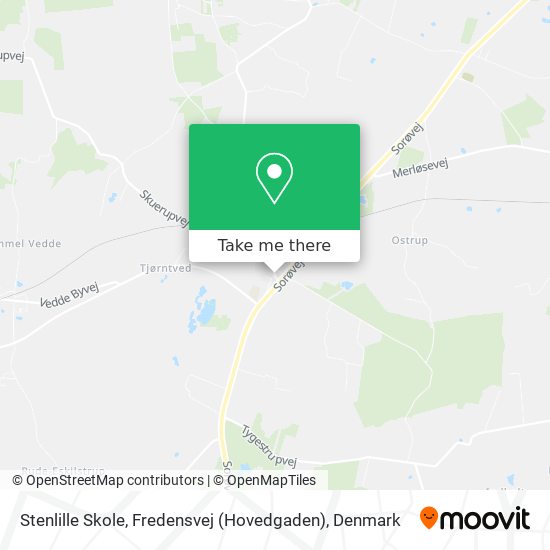 Stenlille Skole, Fredensvej (Hovedgaden) map