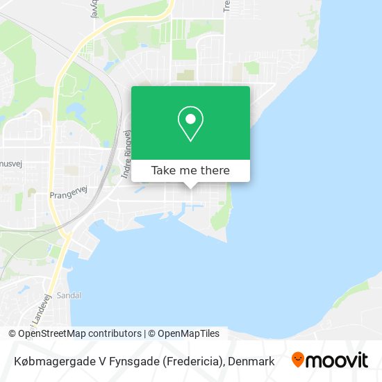 Købmagergade V Fynsgade (Fredericia) map