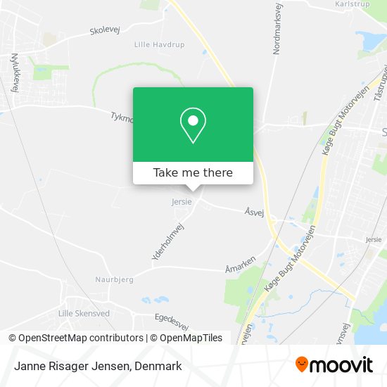 Janne Risager Jensen map