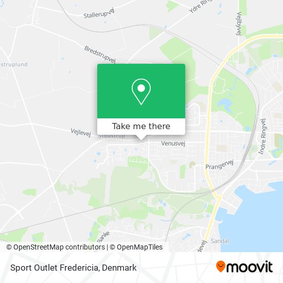 Sport Outlet Fredericia map
