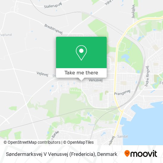 Søndermarksvej V Venusvej (Fredericia) map