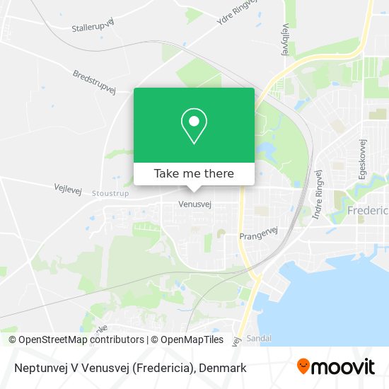 Neptunvej V Venusvej (Fredericia) map