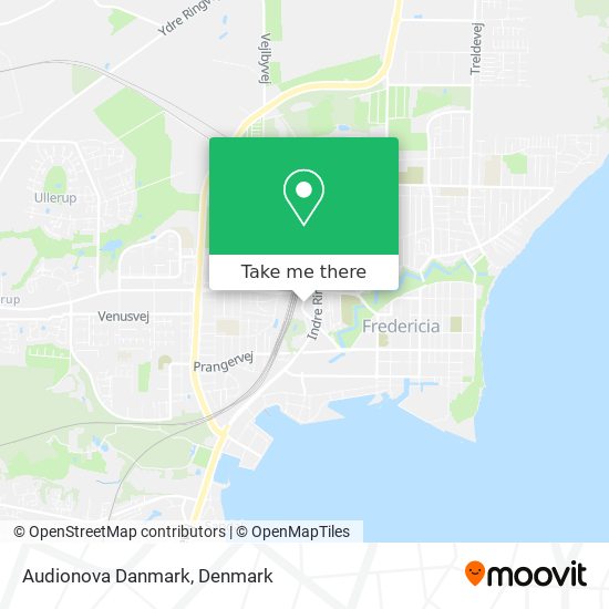 Audionova Danmark map