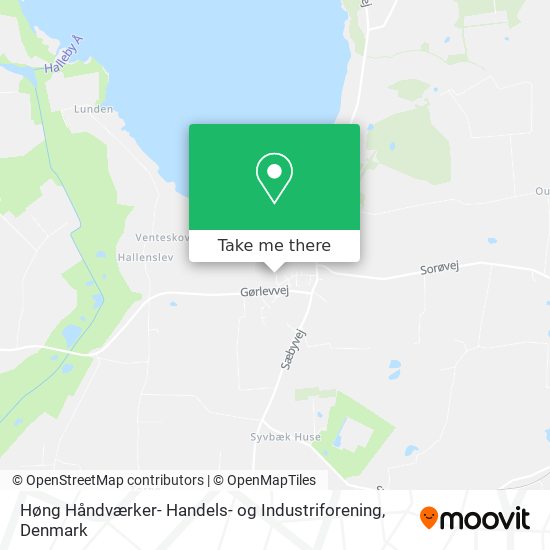 Høng Håndværker- Handels- og Industriforening map