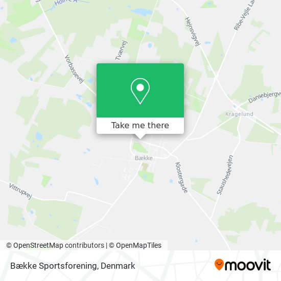 Bække Sportsforening map