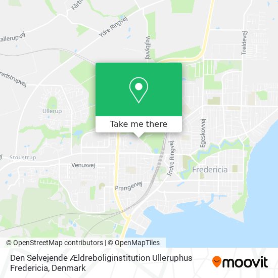 Den Selvejende Ældreboliginstitution Ulleruphus Fredericia map