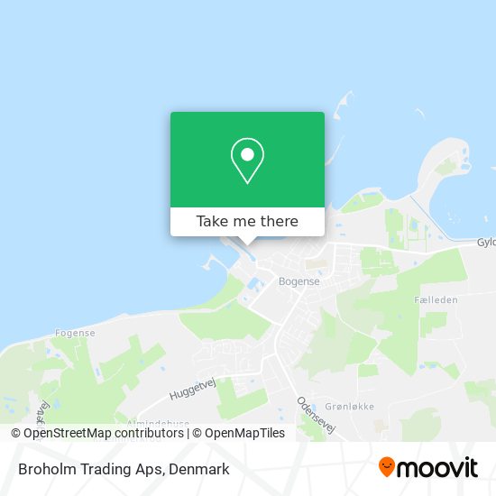 Broholm Trading Aps map