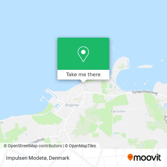 Impulsen Modetø map