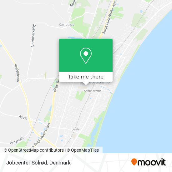 Jobcenter Solrød map