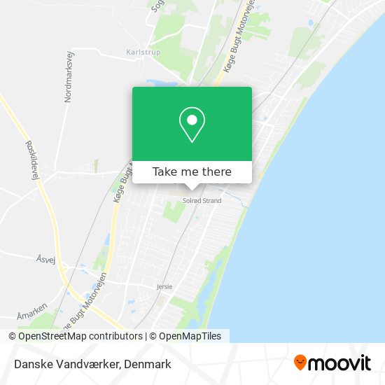 Danske Vandværker map