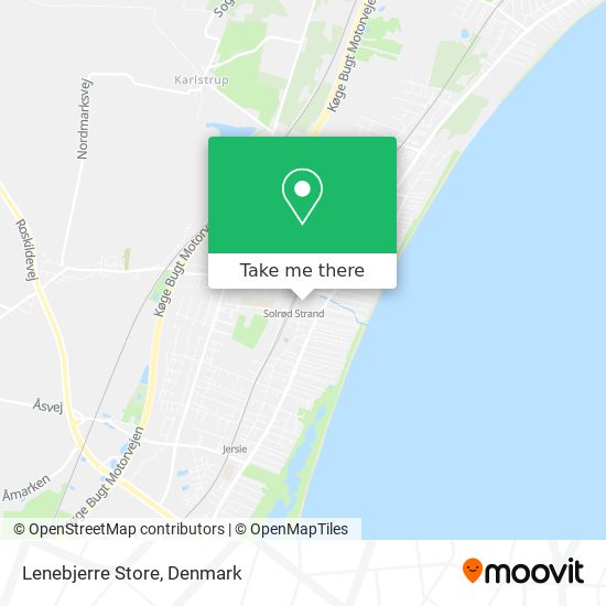 Lenebjerre Store map