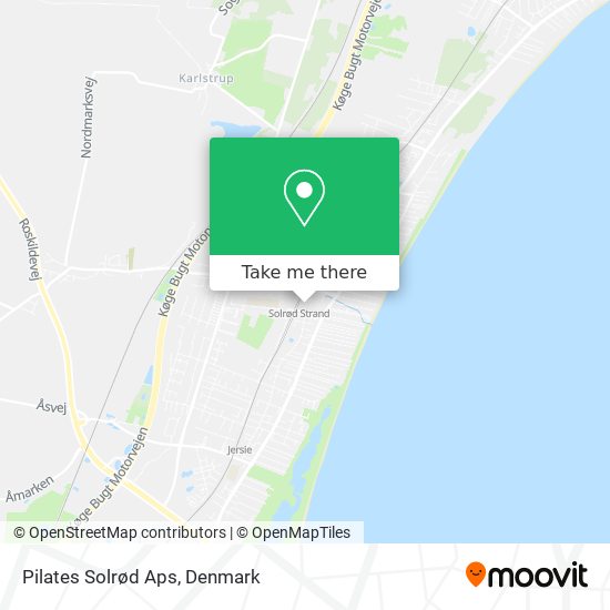 Pilates Solrød Aps map